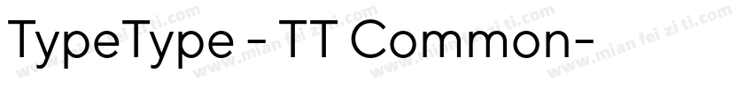 TypeType - TT Common字体转换